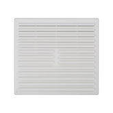 Timloc 9x9 Plastic Internal Louvre Grille Vent White